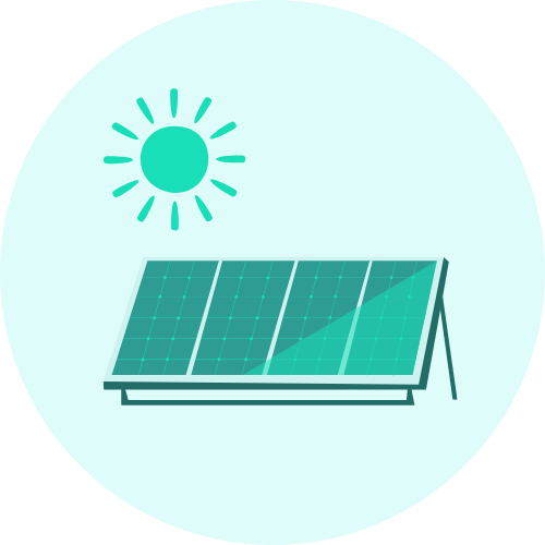Symbolbild für private Sachversicherung – Solarpanel als Beispiel für Photovoltaikversicherung